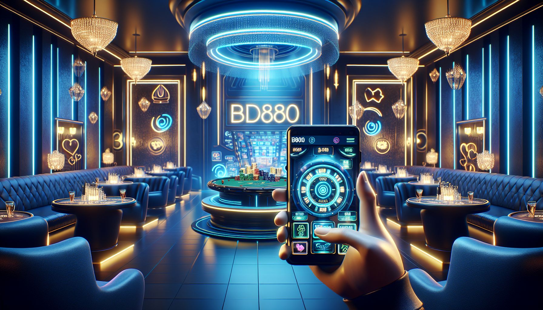 Bangladesh player using a smartphone to access online casino and betting features