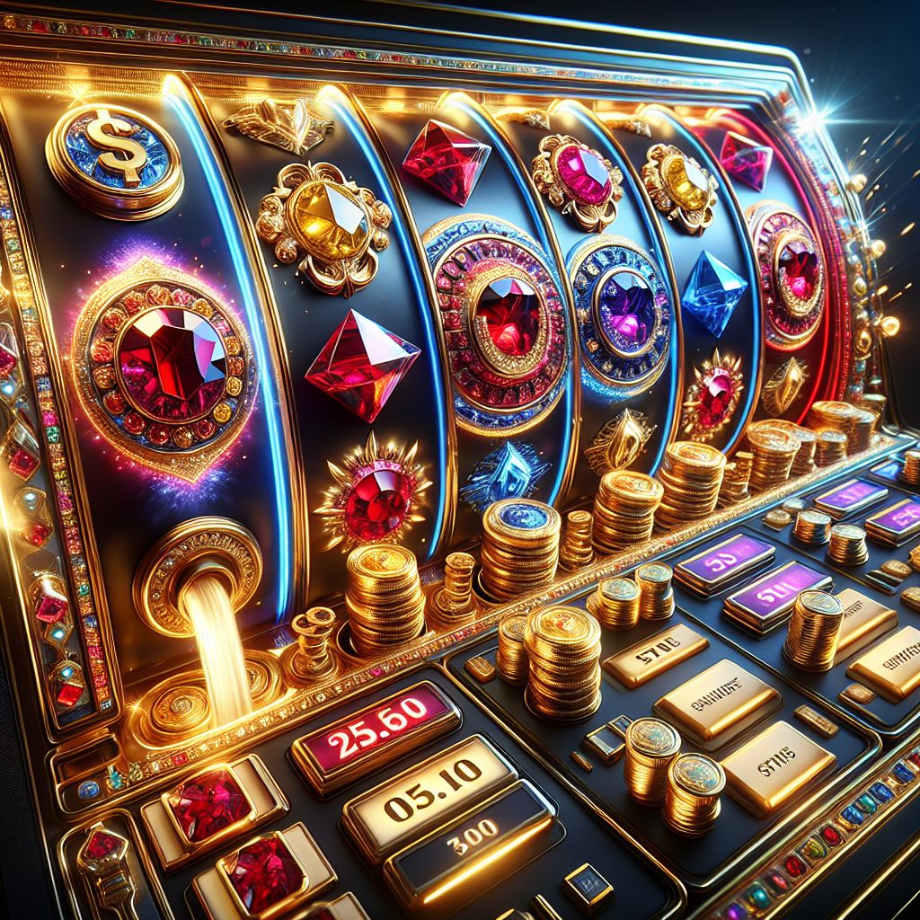 Detailed digital slot display with bright icons, smooth animations, and premium visual effects designed for immersive gameplay